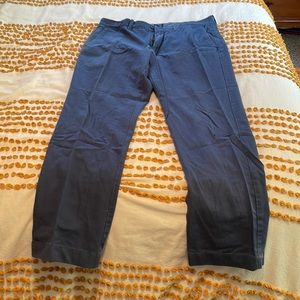 Mens J crew chinos - Sutton style. Size: 34x32 color:dark blue